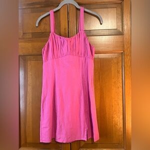 Abound Vibrant Pink Casual Dress